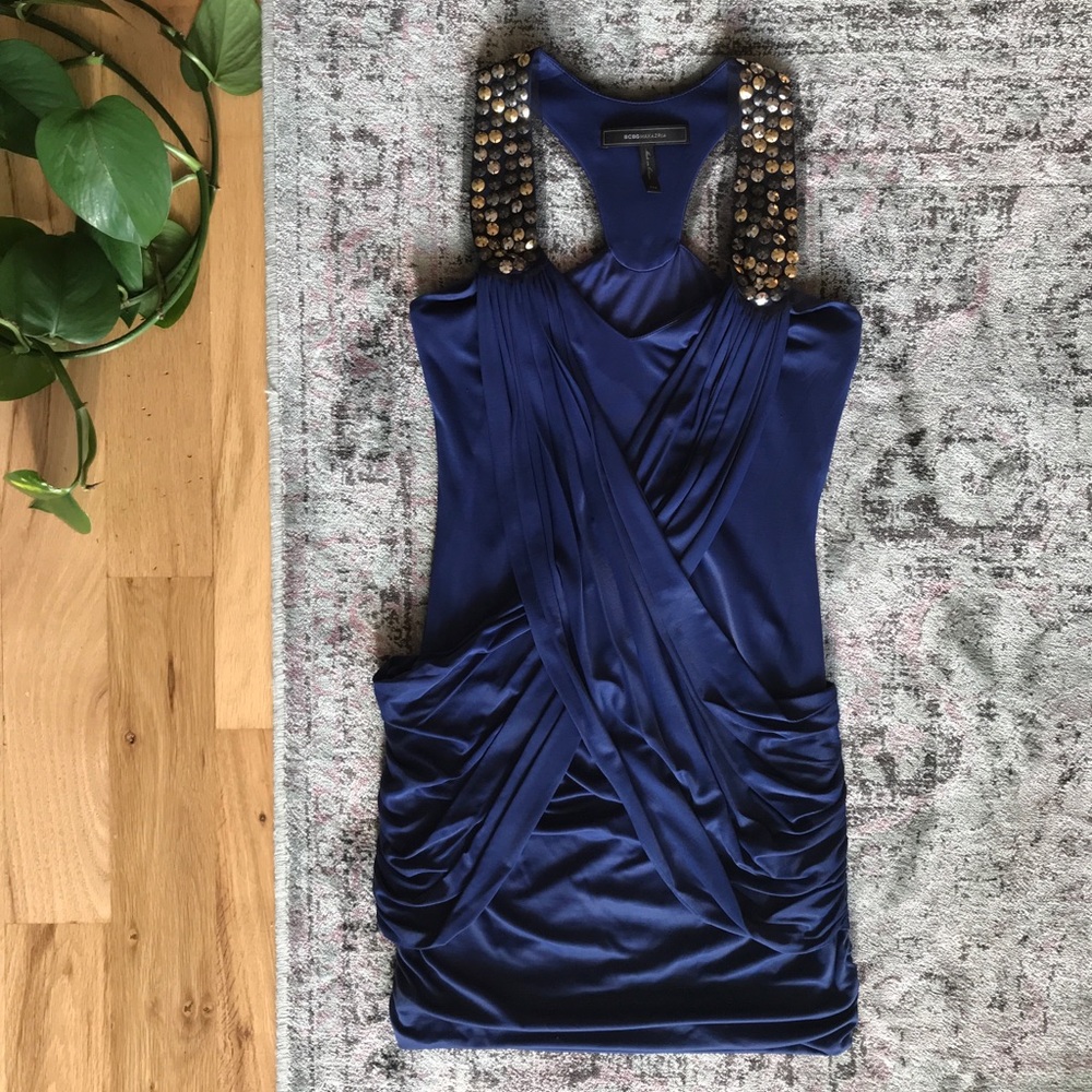 BCBG maxazria embellished dress